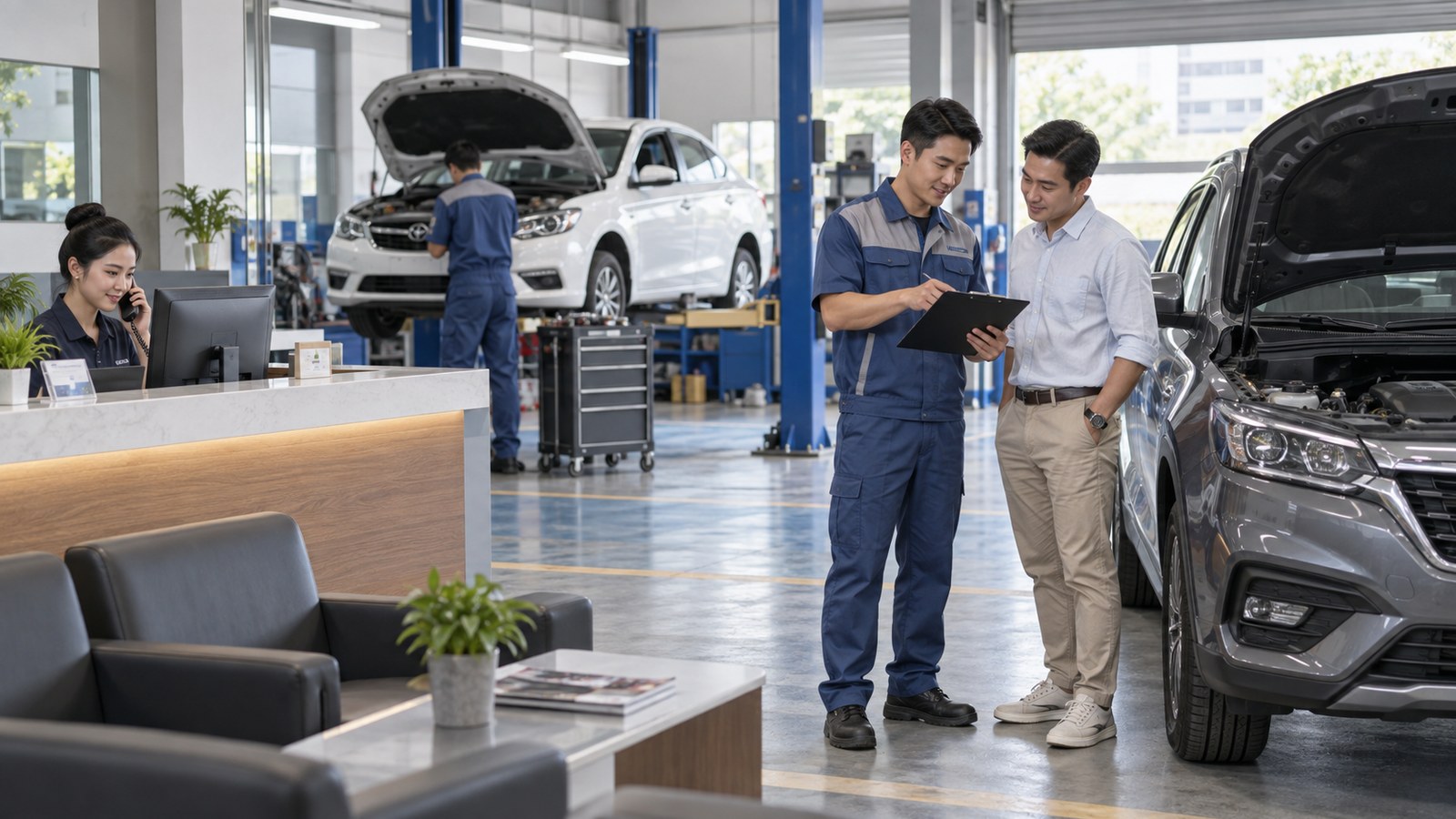 Tư vấn trong khu vực dịch vụ