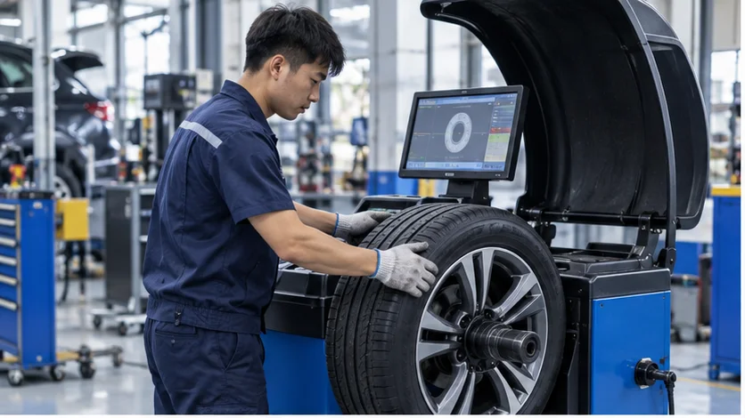 Cân bằng & chỉnh góc bánh xe