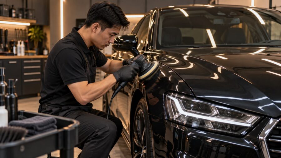 Chăm sóc ngoại thất ô tô: Quy trình detailing giúp giữ sơn xe bền đẹp